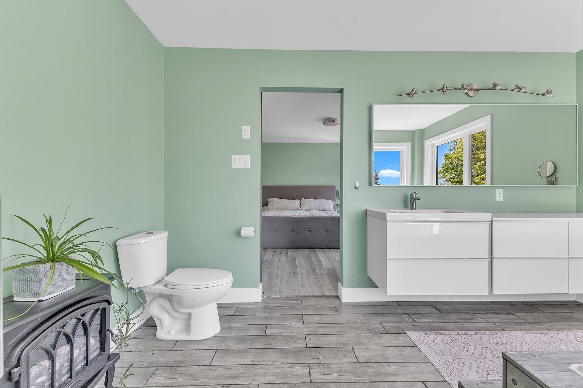 Salle de bains attenante à la CCP