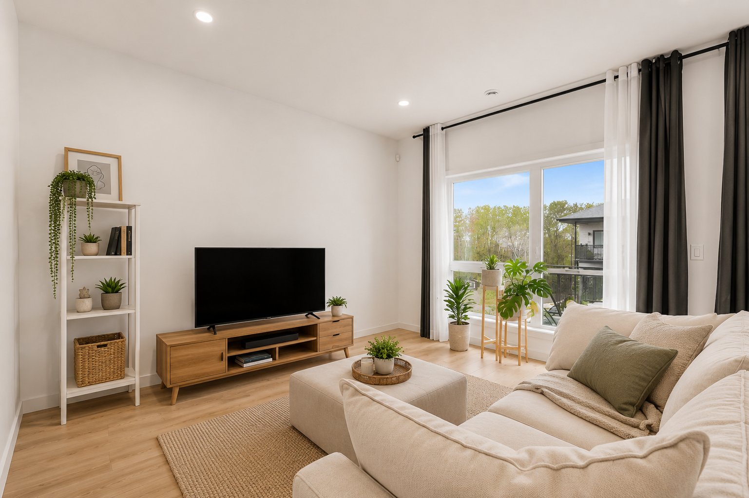 Living room - AI Homestaging