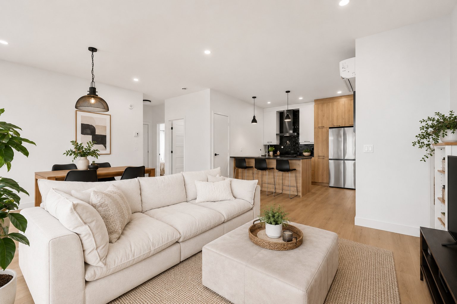 Living room - AI Homestaging