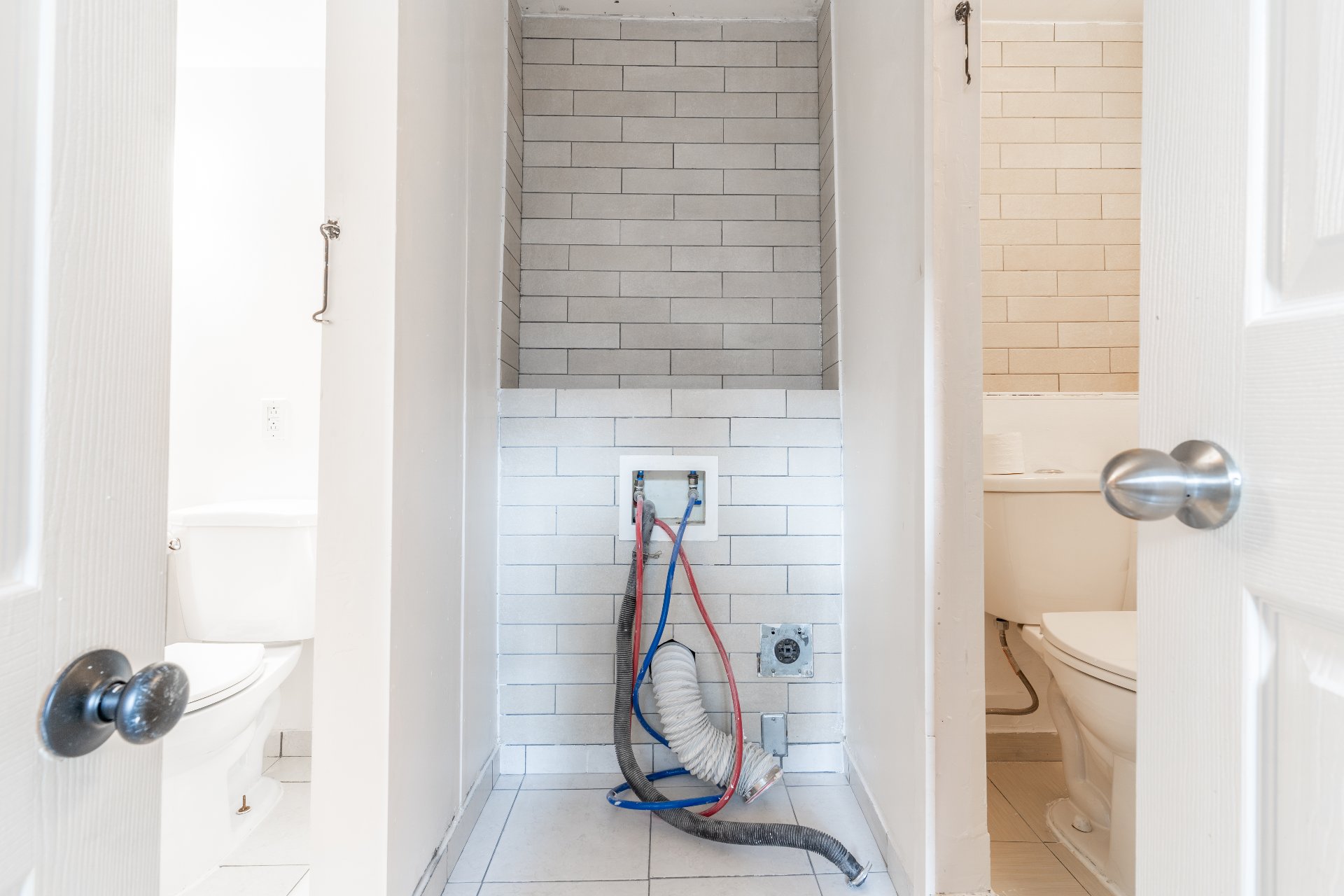 Washer and dryer area