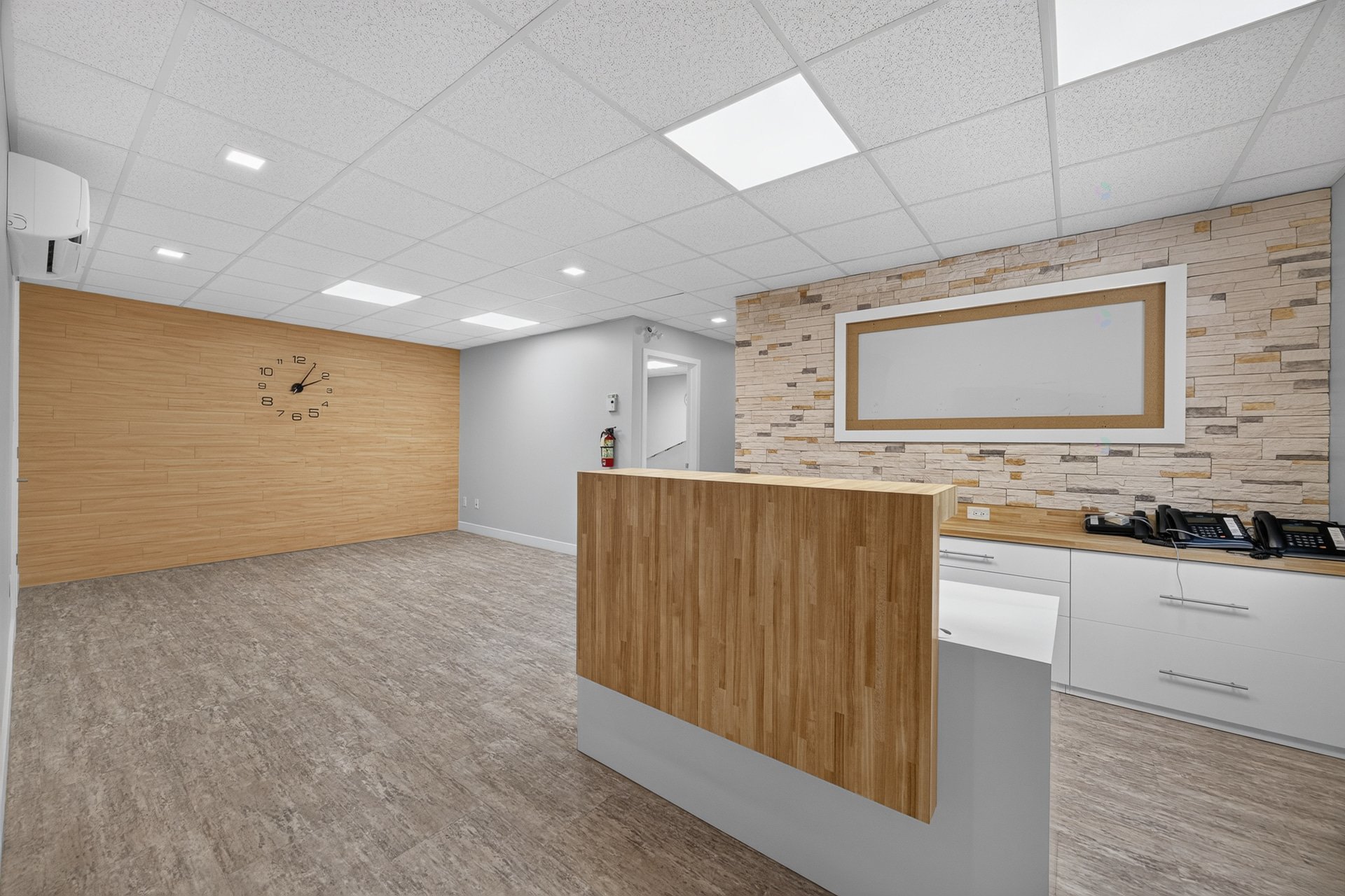 Reception area
