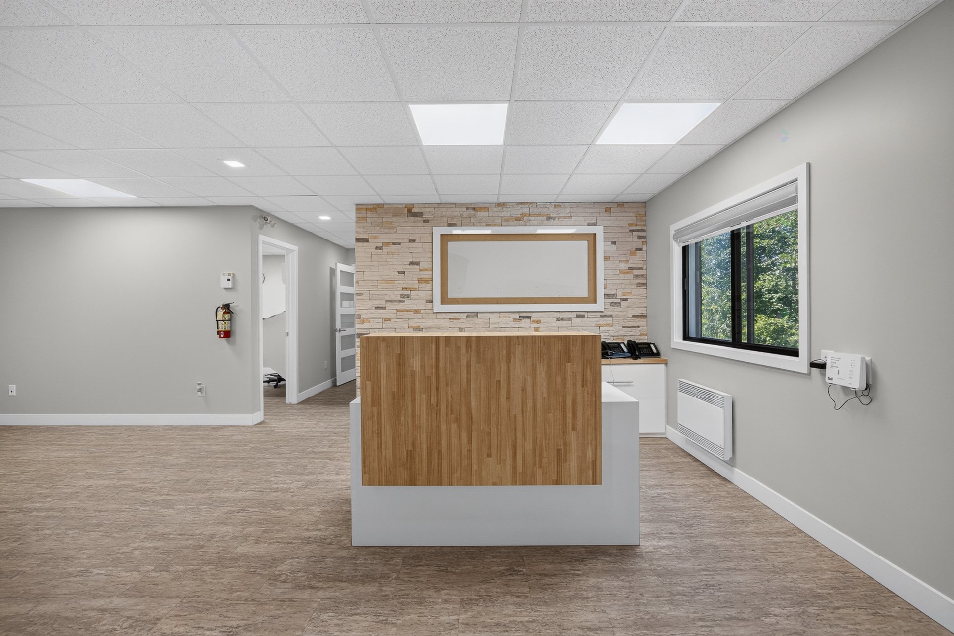 Reception area