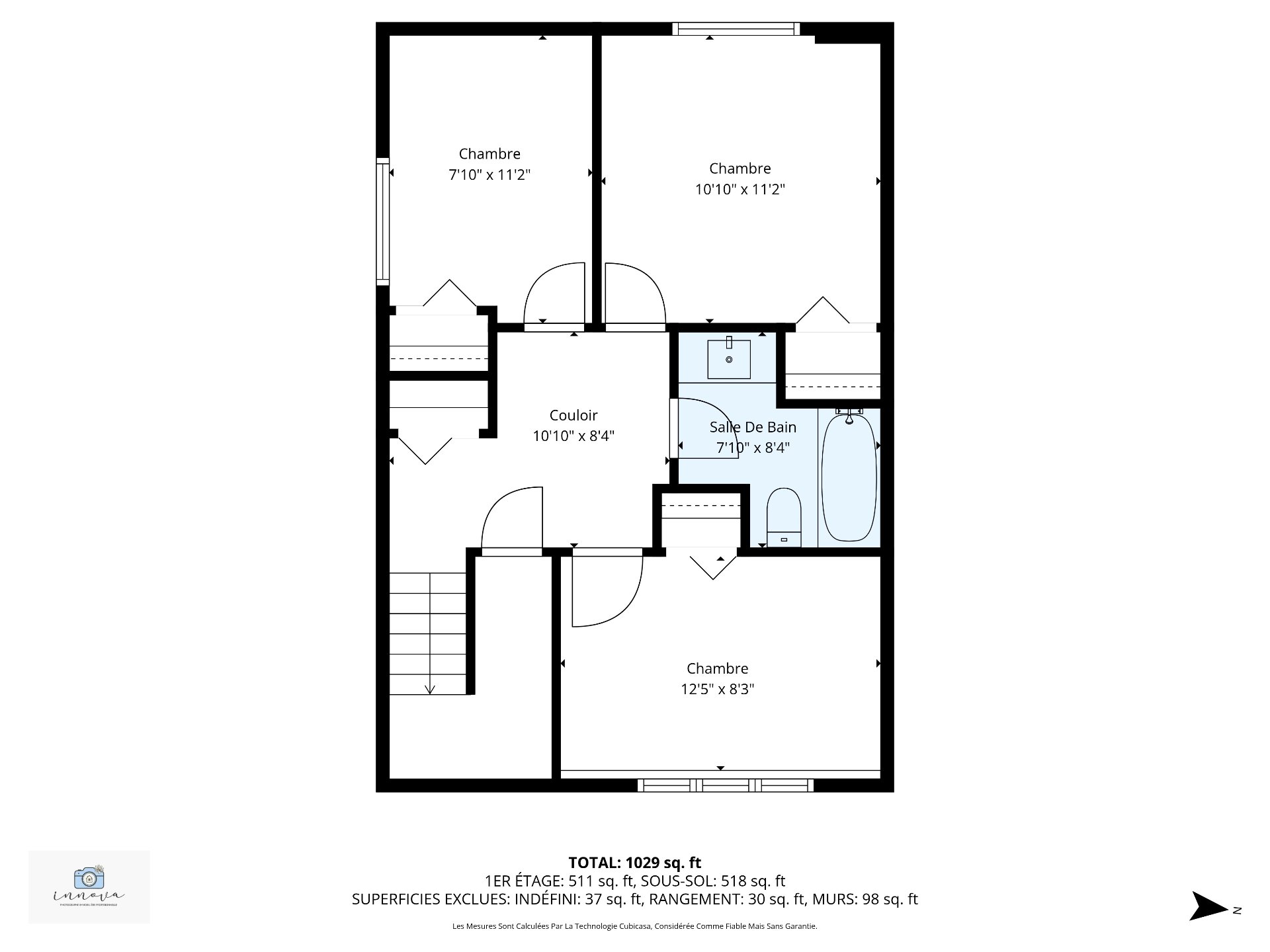 Plan (croquis) - Sous-Sol