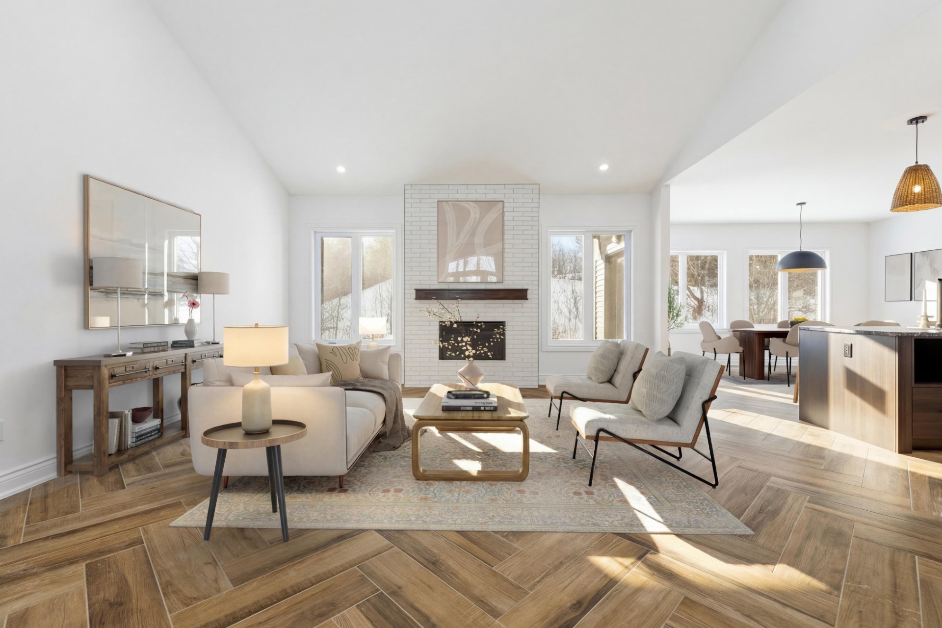 Living room - Virtually staged