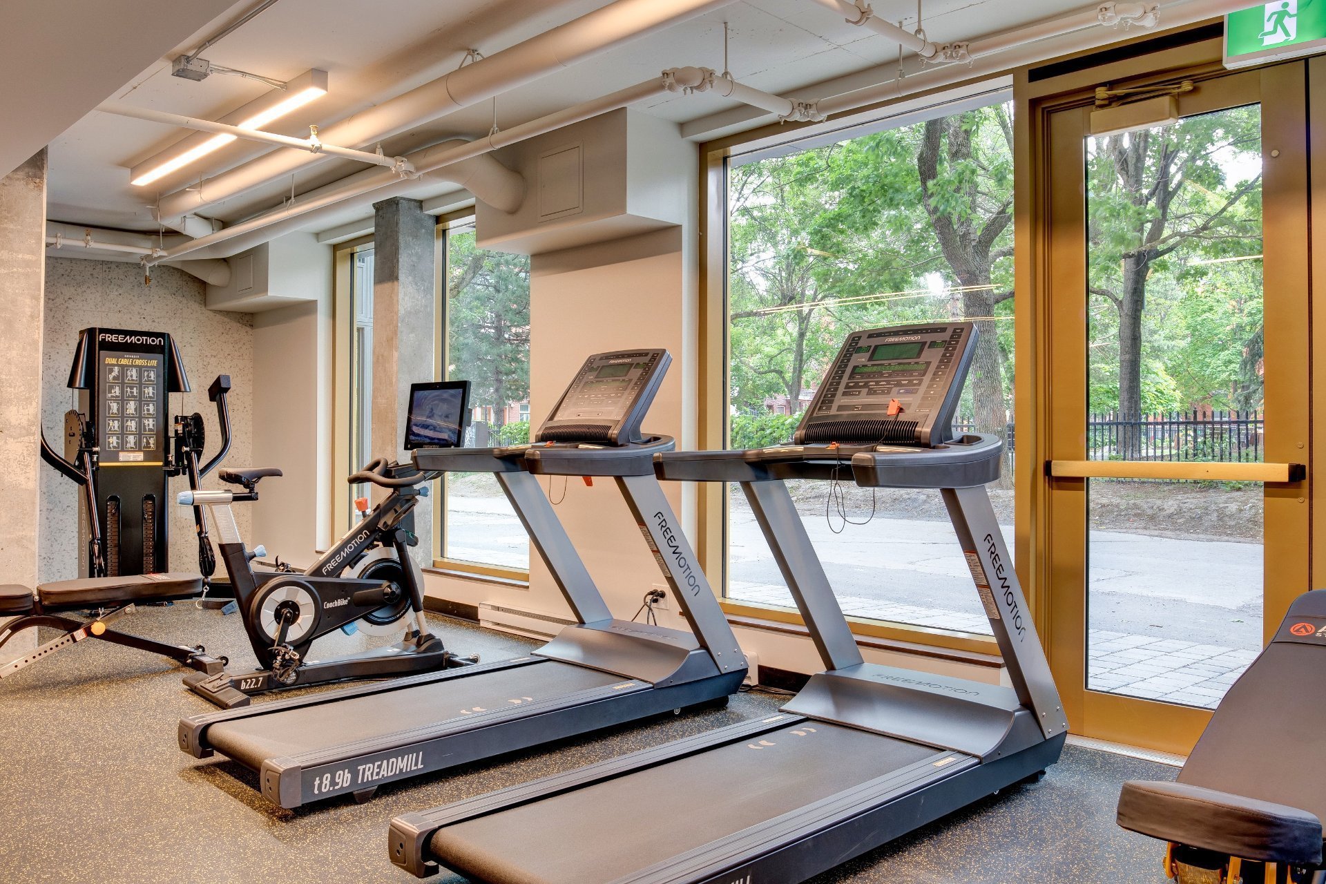 Salle d'exercice