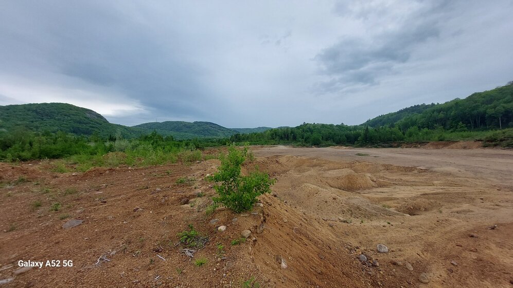 View - View to the east ,ski slopes of Mont Ste-Marie