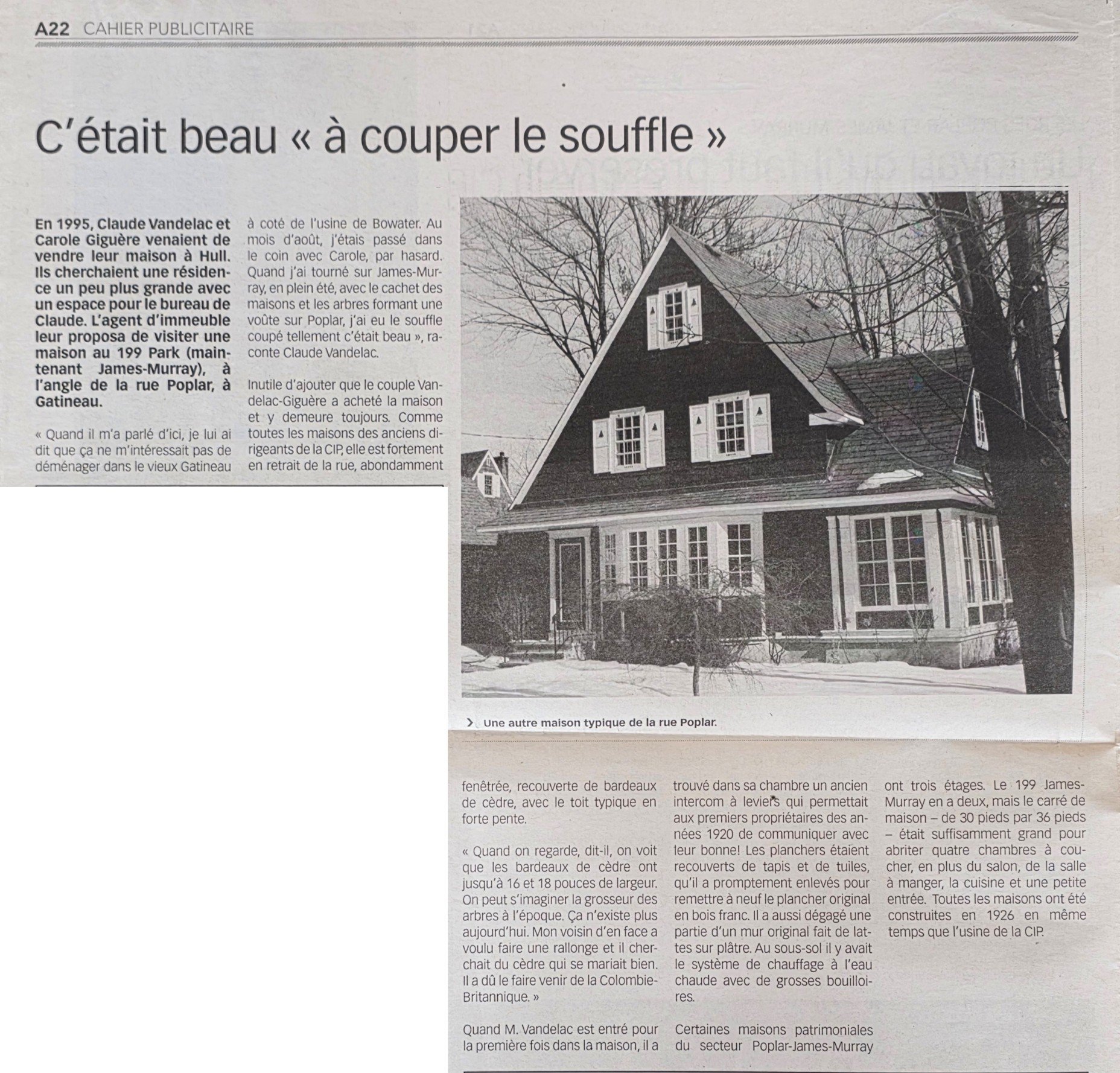 Journal le Droit 6 mars 2010