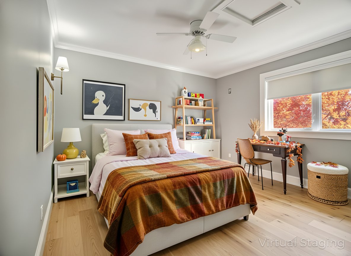 Chambre à coucher - Virtual Staging
