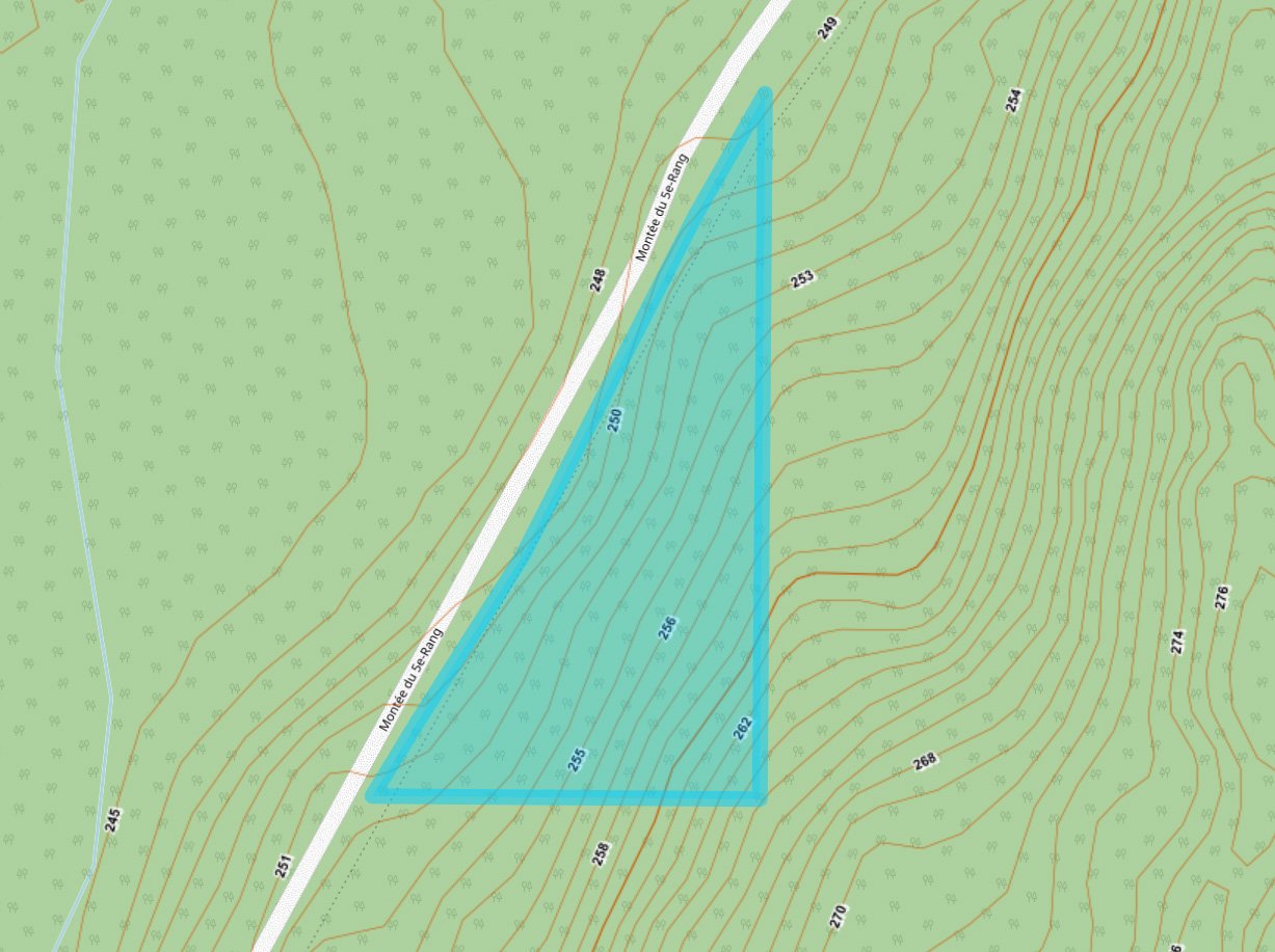 Plan (croquis) - Topo