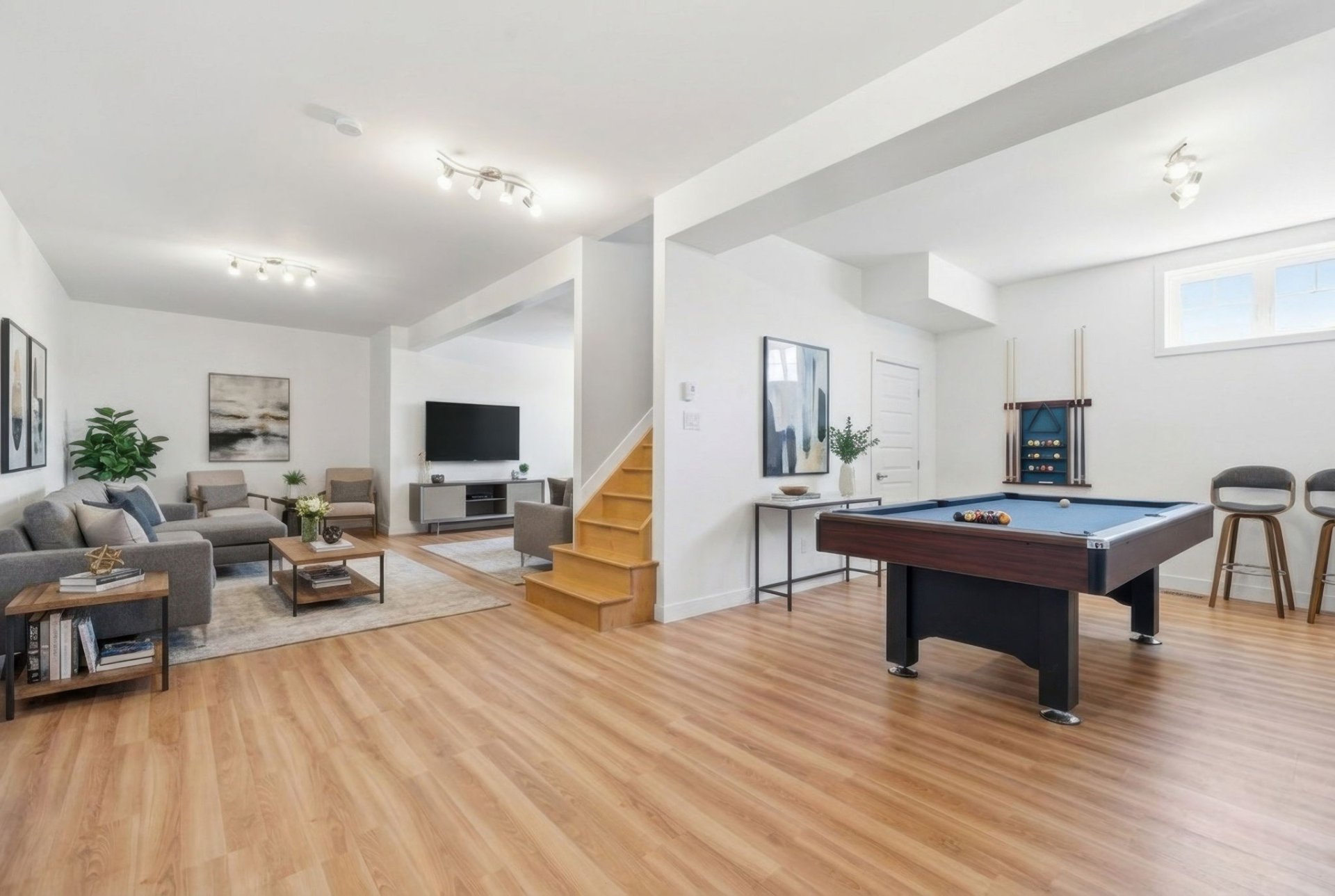 Basement - Virtual staging