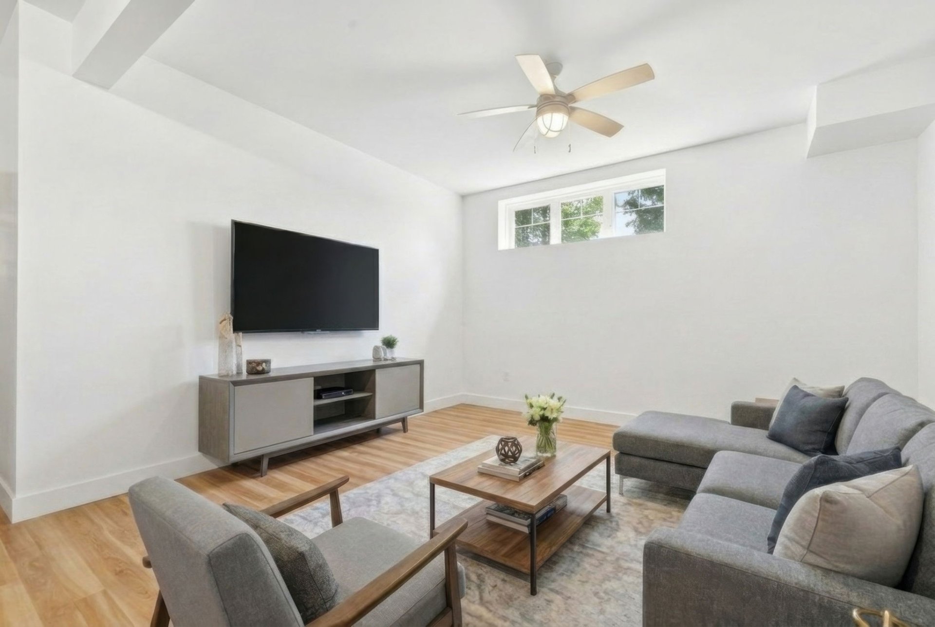 Basement - Virtual staging