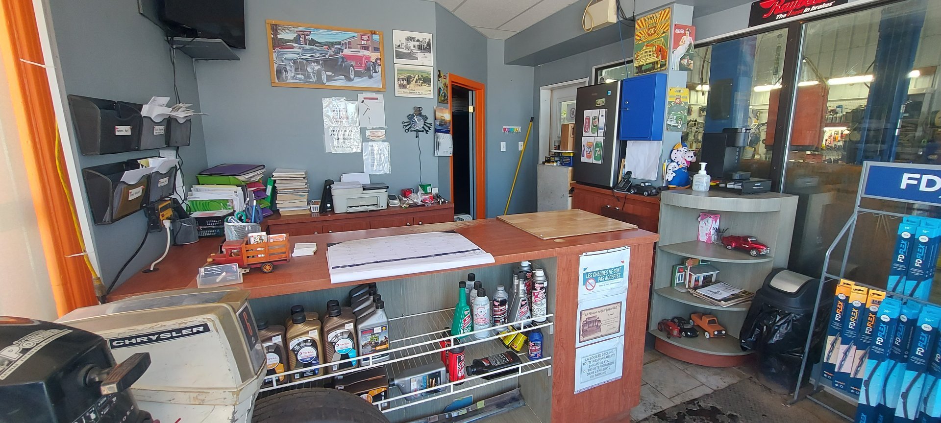 Reception area