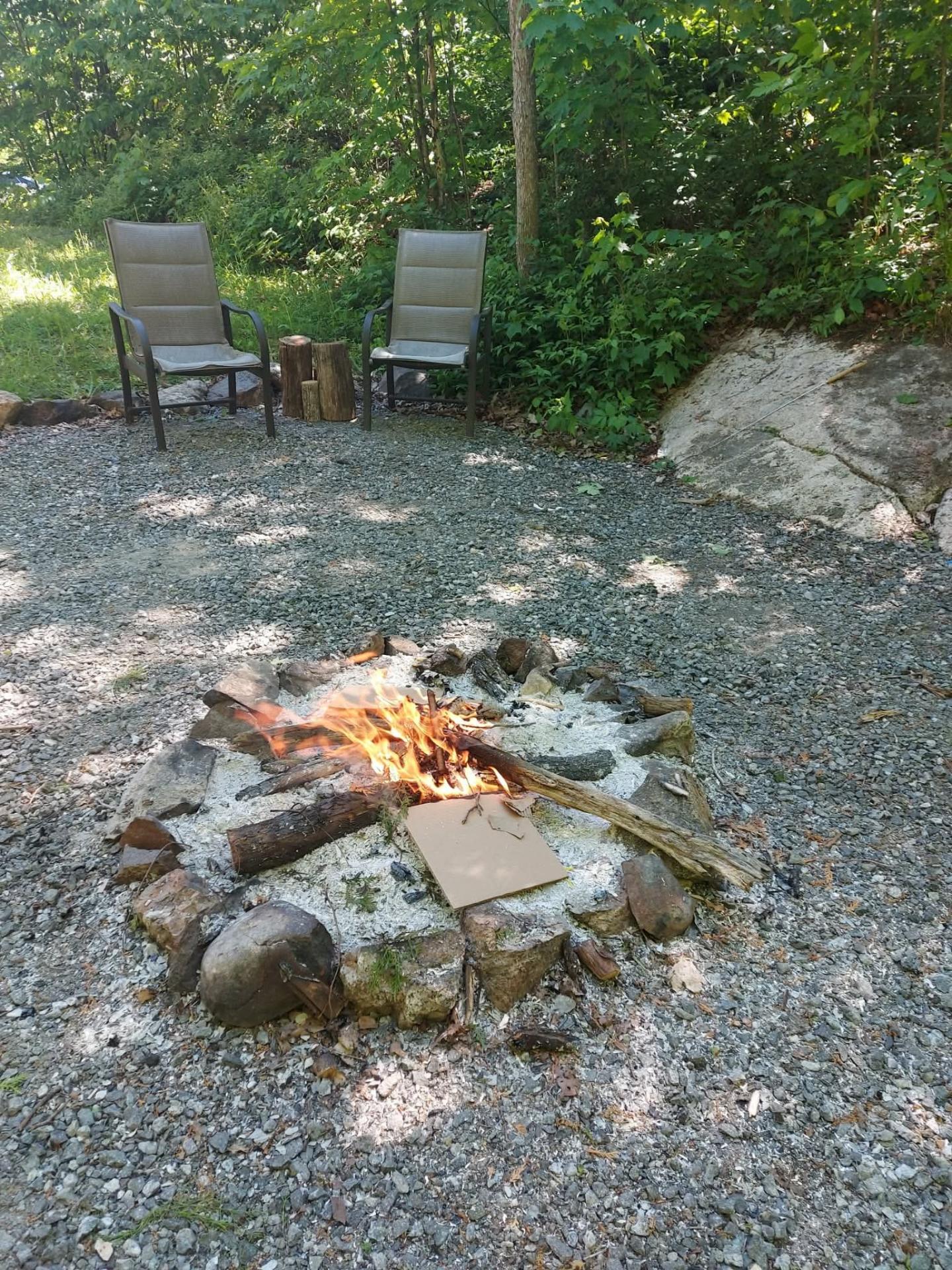 Extérieur - Coin feu