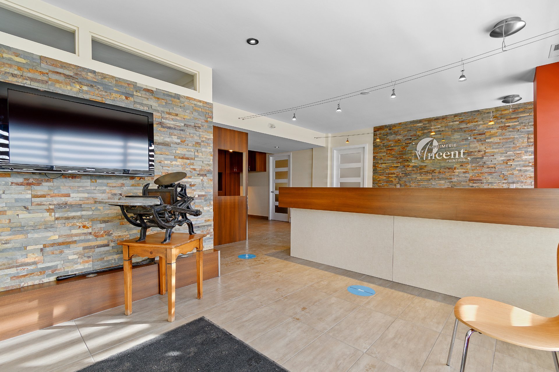 Reception area
