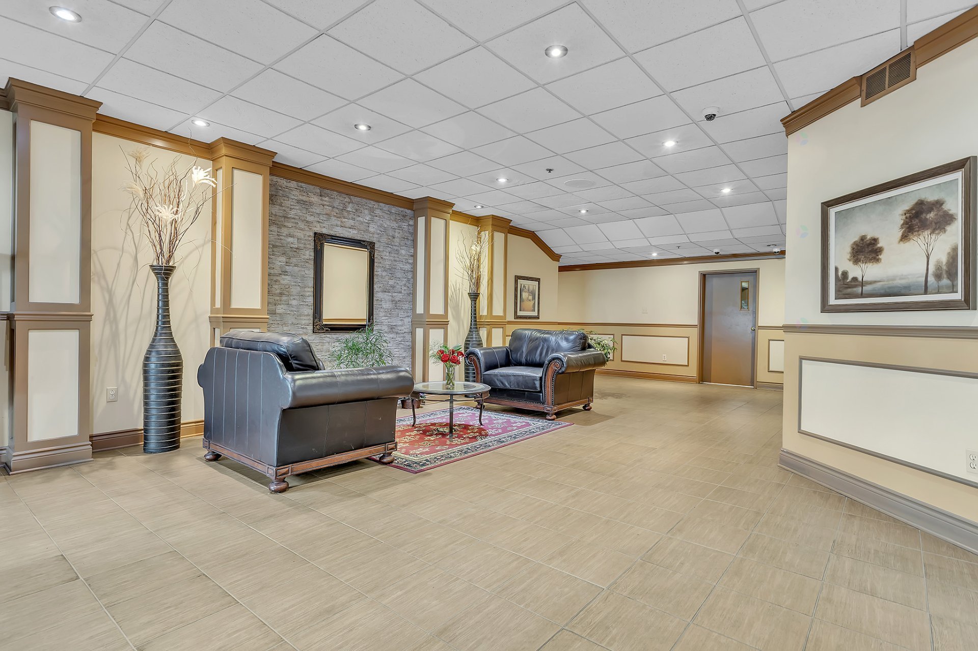Reception area