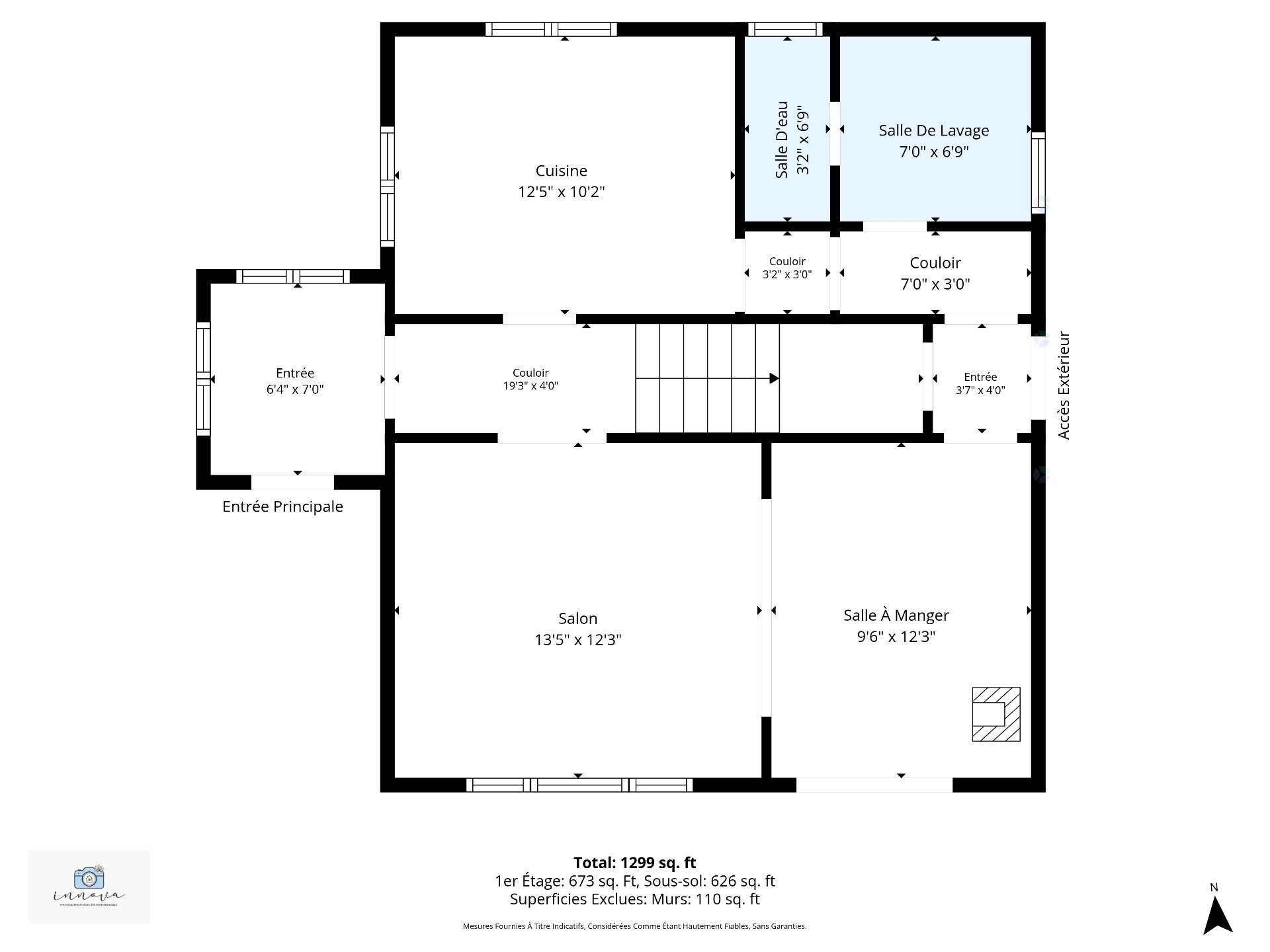 Floor plan with dimensions
