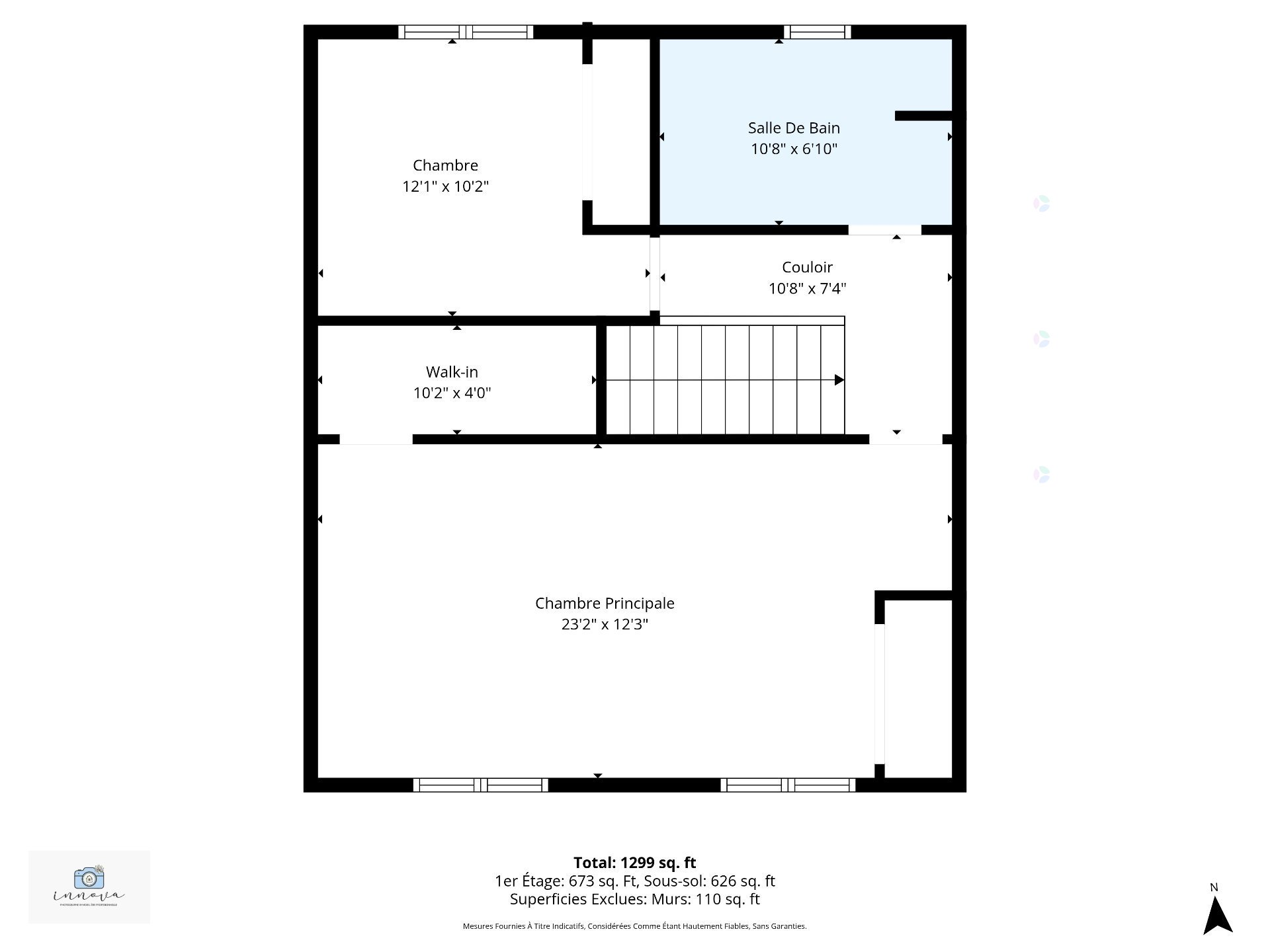 Floor plan with dimensions