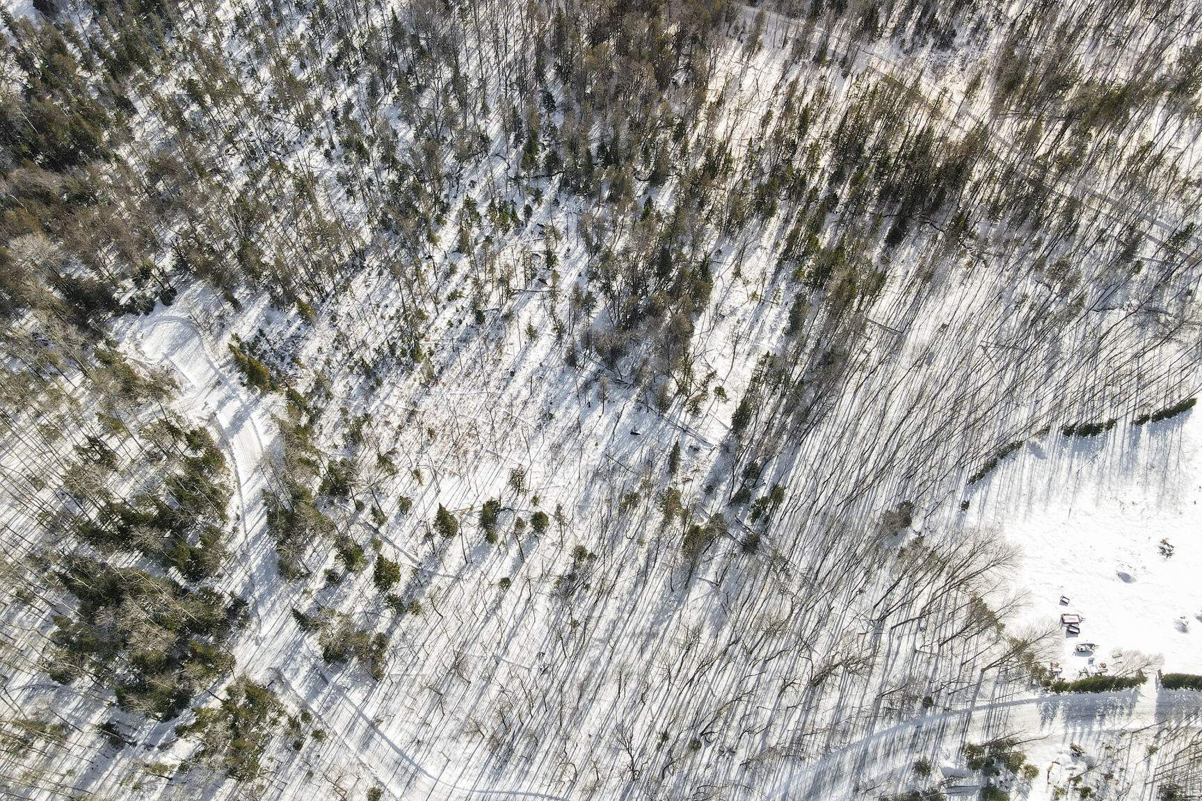 Photo aérienne - Vue terrain du Ch du Hérisson et Ch du Lac grand