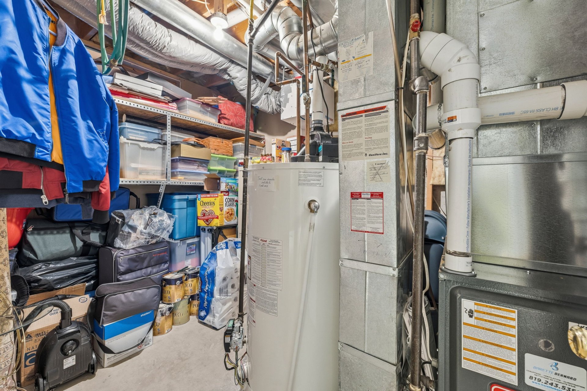 Rangement - salle mécanique