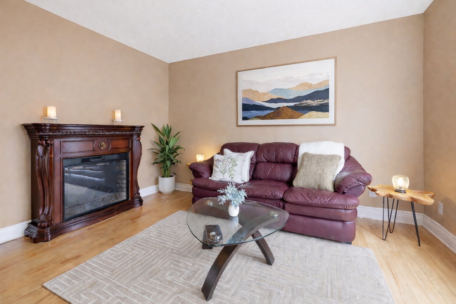 Salon - vu face salon