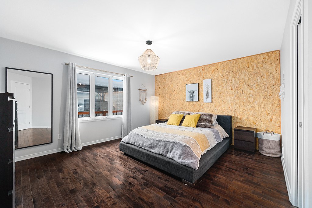 Chambre à coucher principale - Mur décoratif