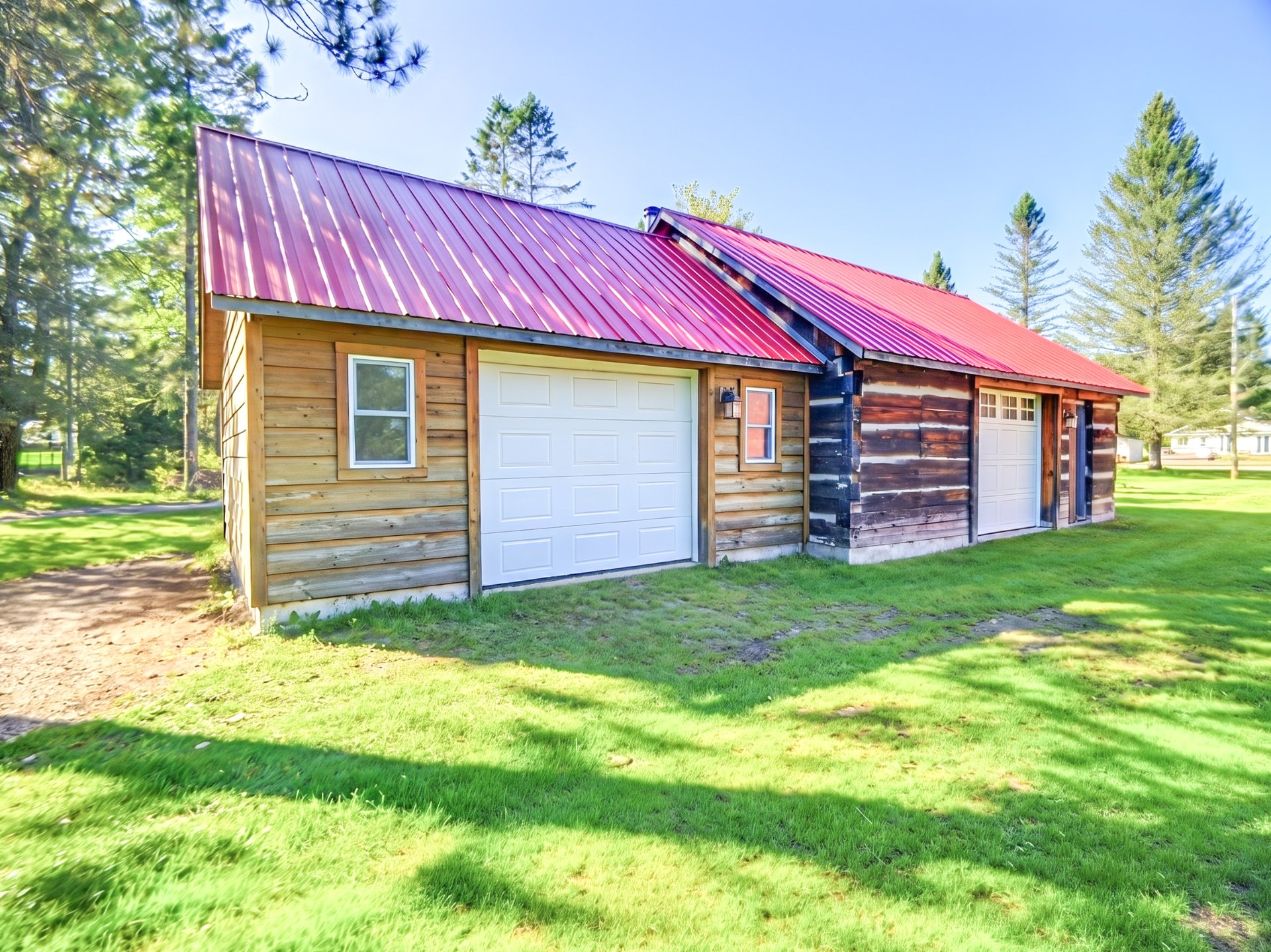 Garage and shed