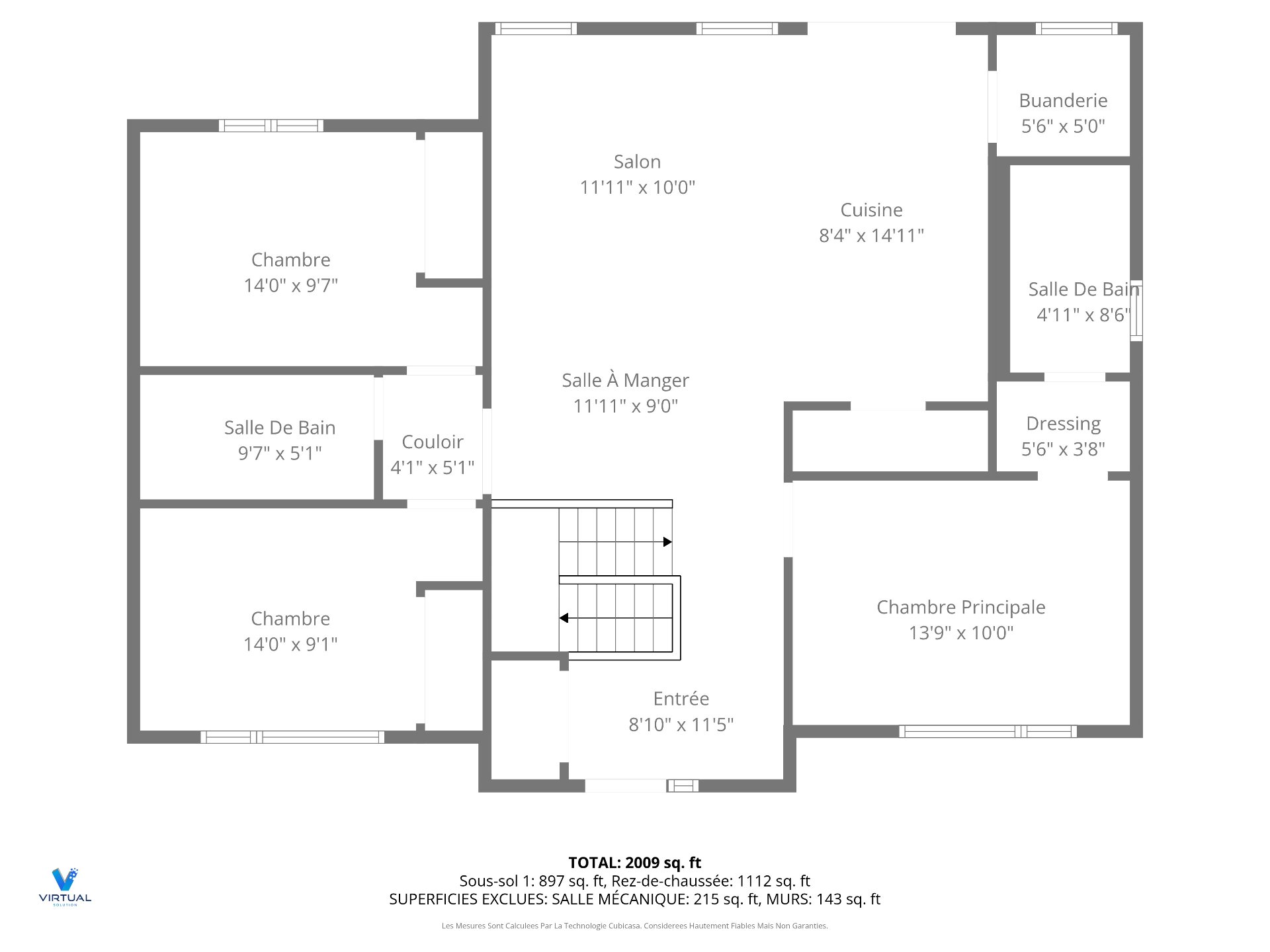 Plan (croquis) - Rez-de-chaussé