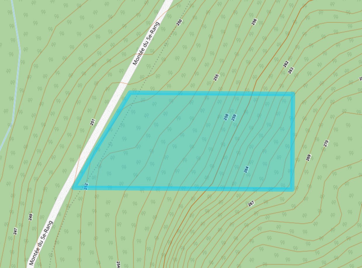Plan (croquis) - Topo