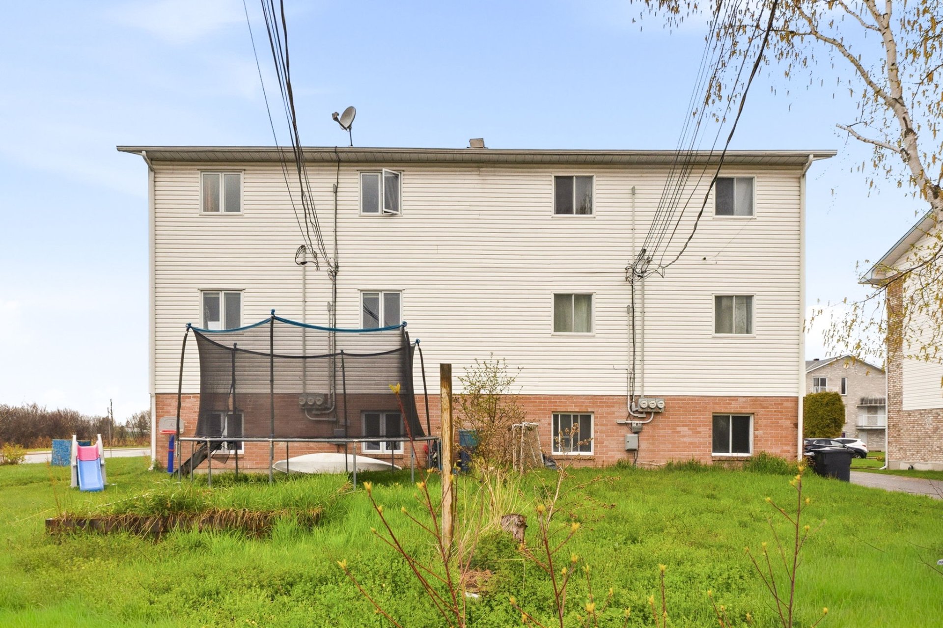 Back facade