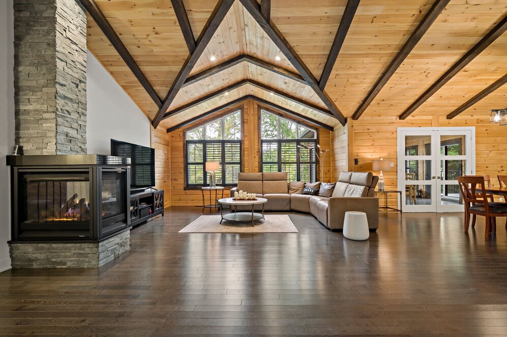 Overall View - Cathedral ceilings