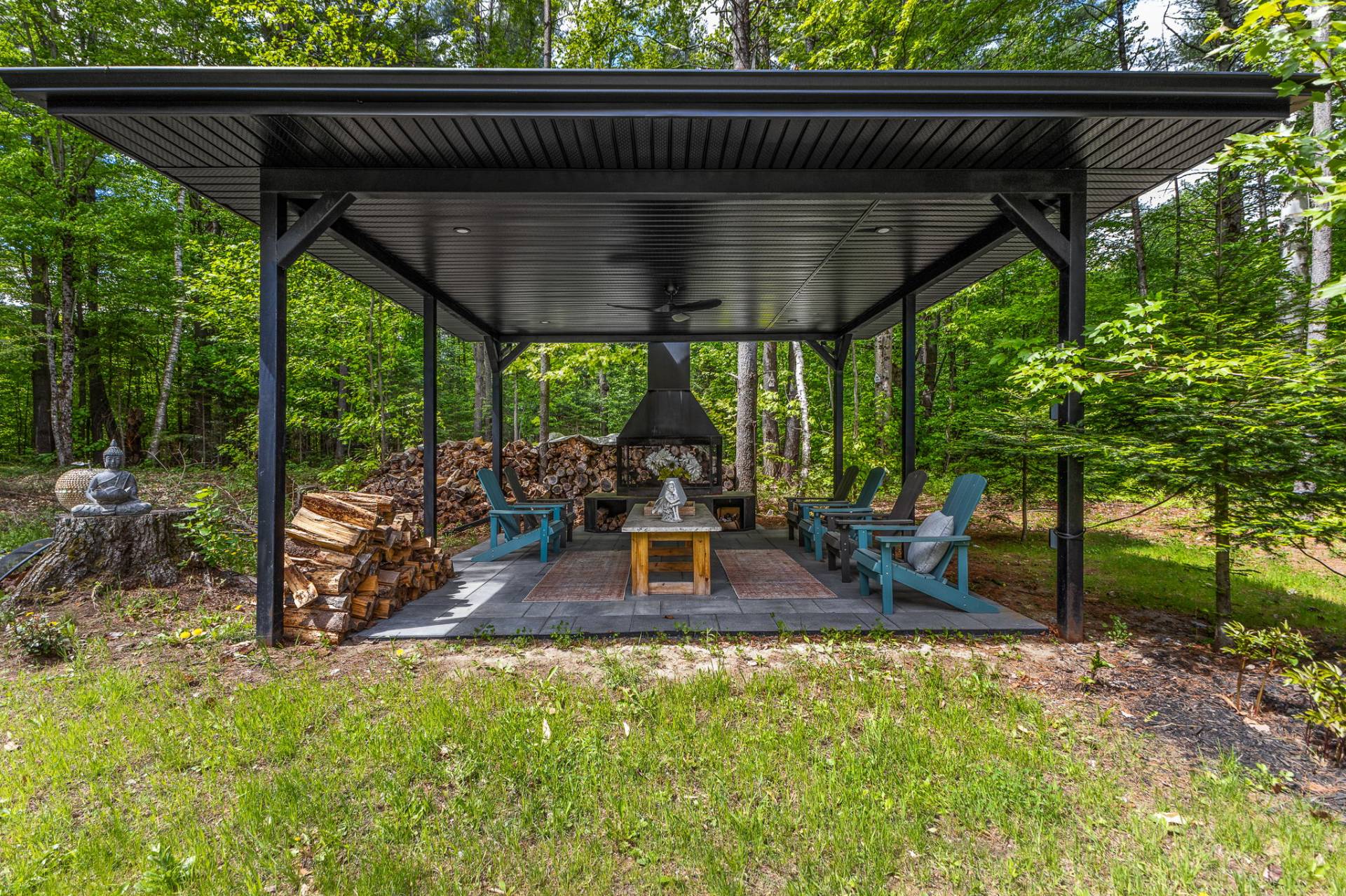 Other - Outdoor Wood-Burning Fireplace Area