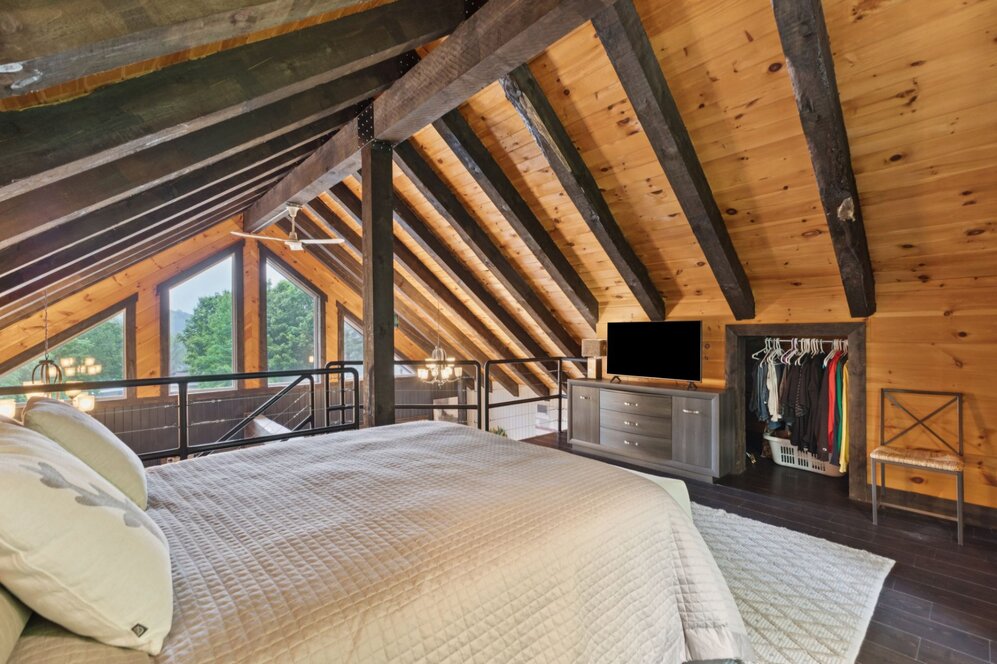 Chambre à coucher principale - avec vue spectaculaire