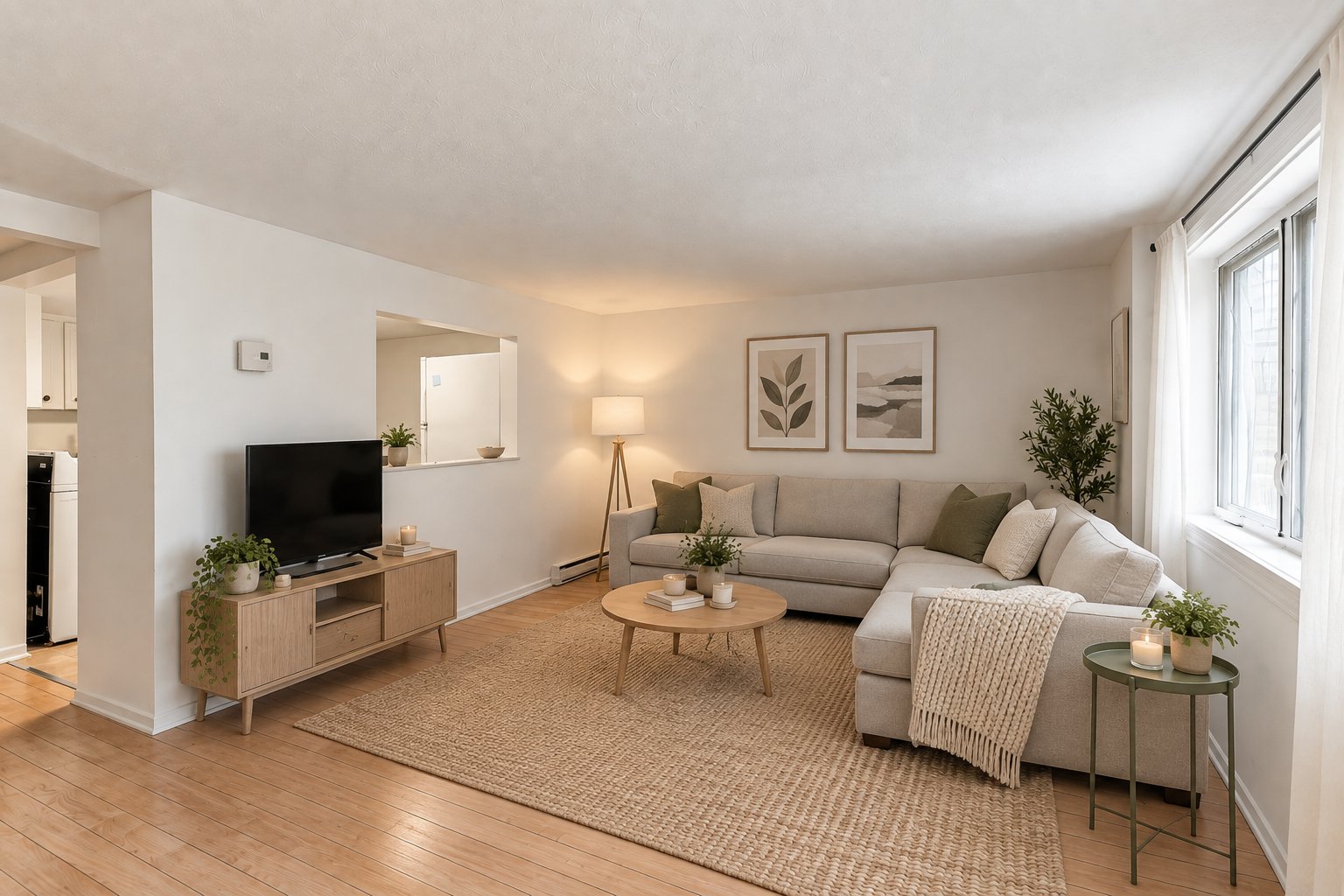 Photo with virtual furniture