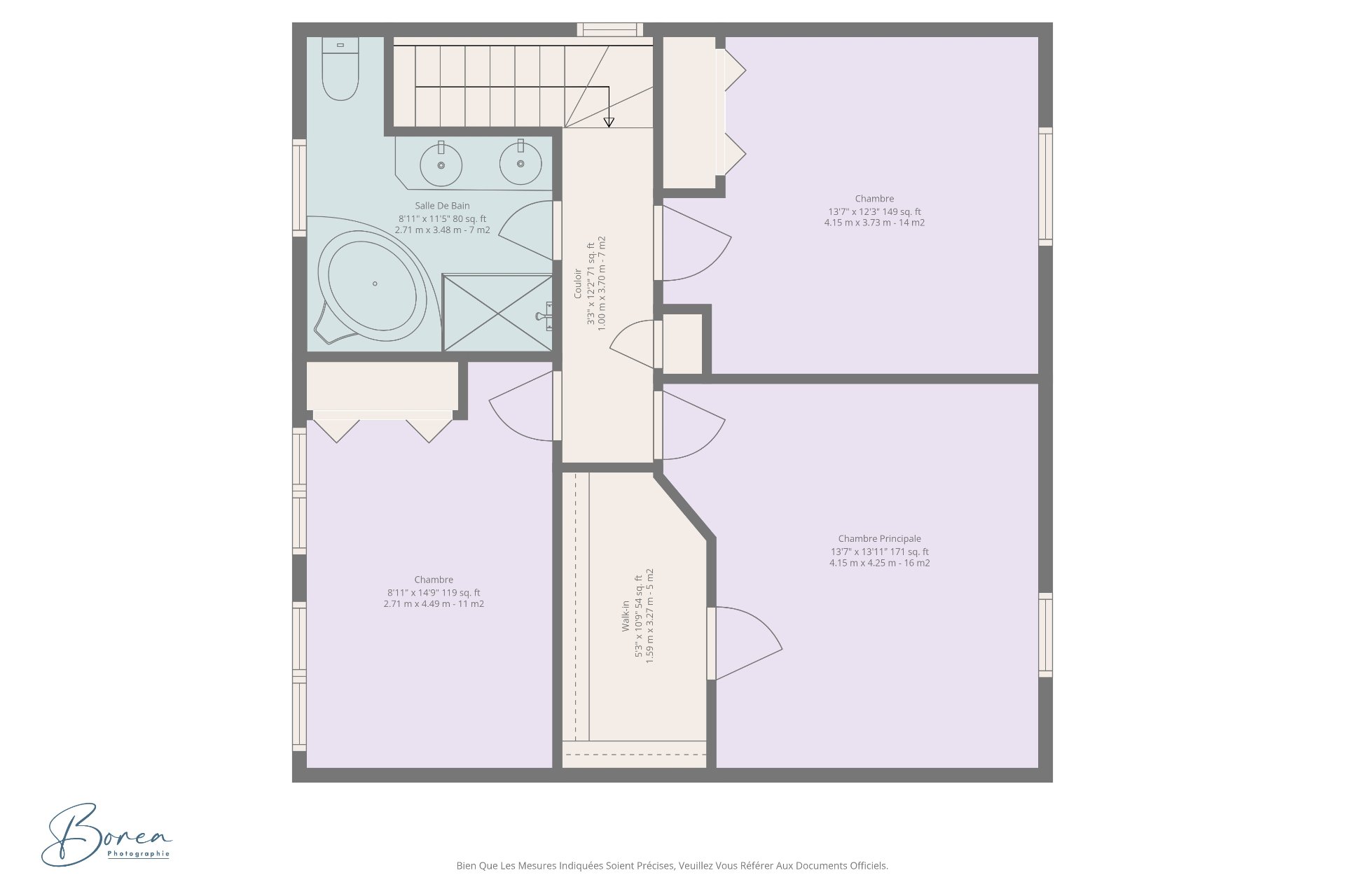 Plan (croquis) - 2iem étages