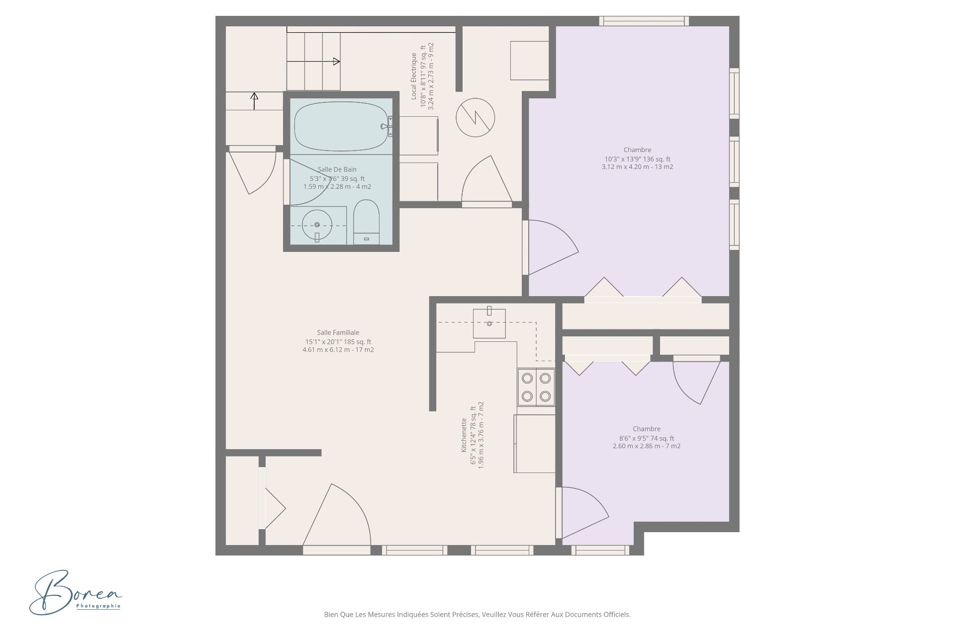 Plan (croquis) - sous-sol / intergénération