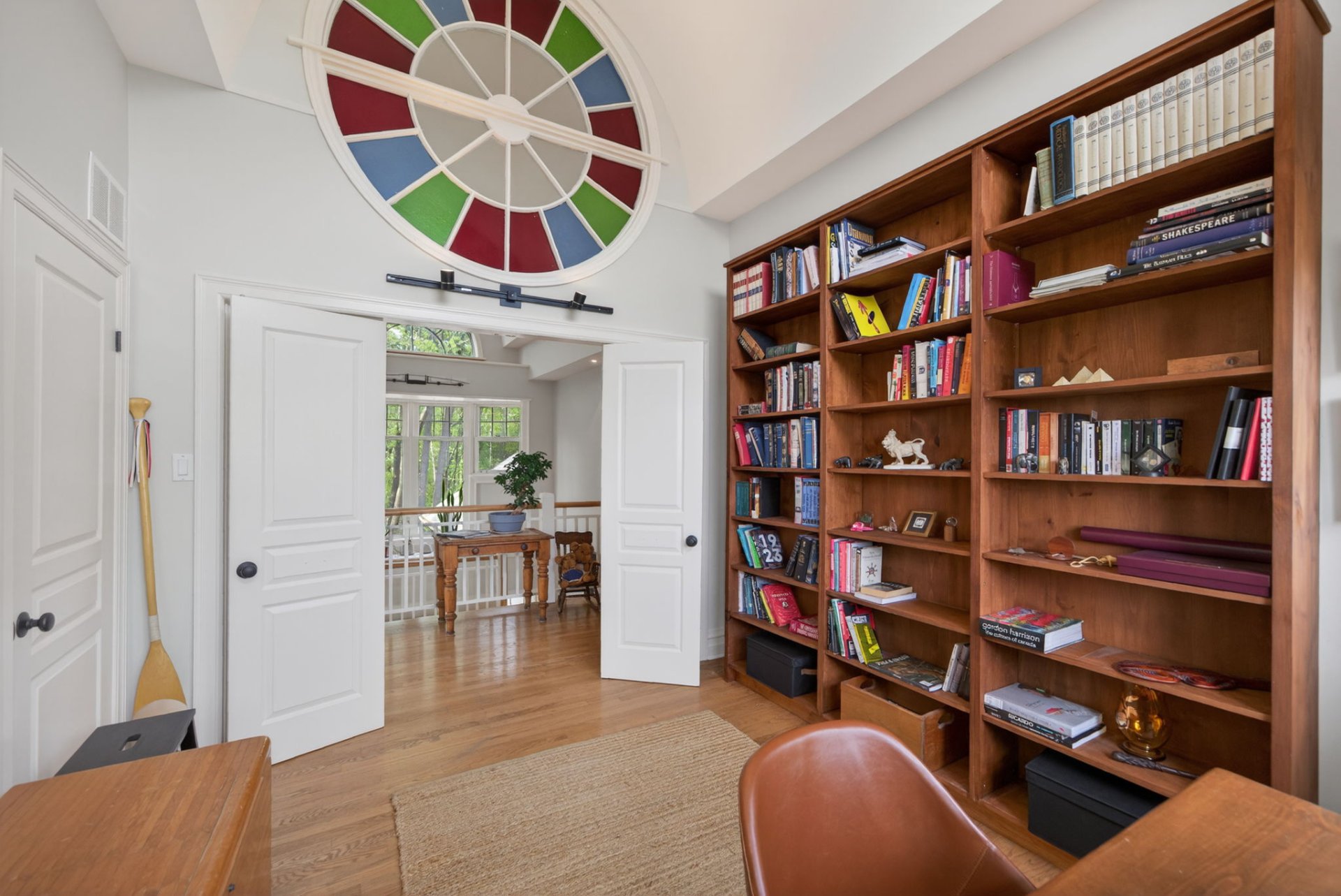 Chambre à coucher - Utilisé comme bibliothèque / bureau