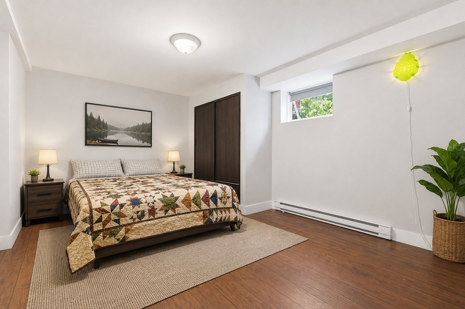 Bedroom - enhanced with AI