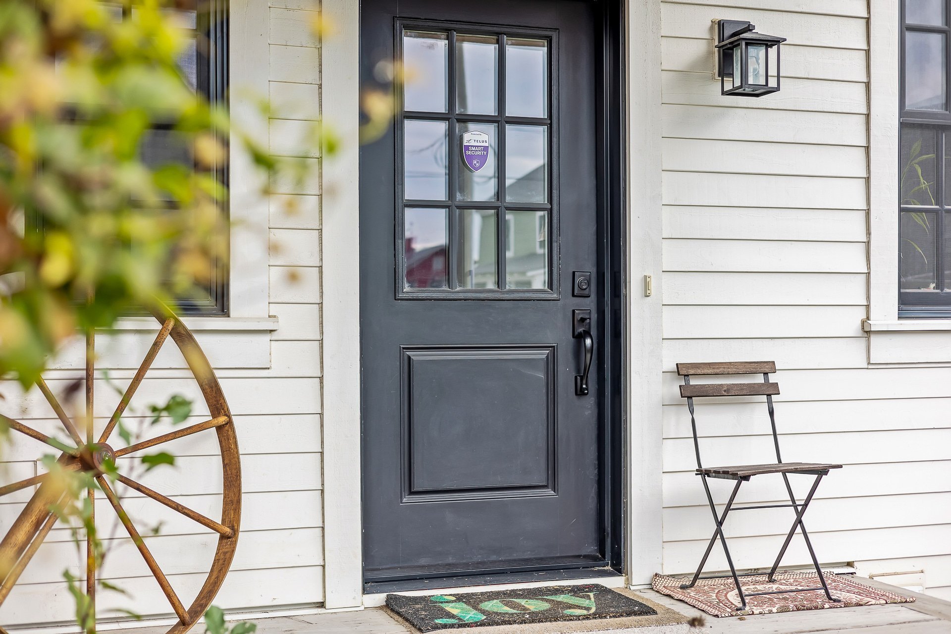 Back facade