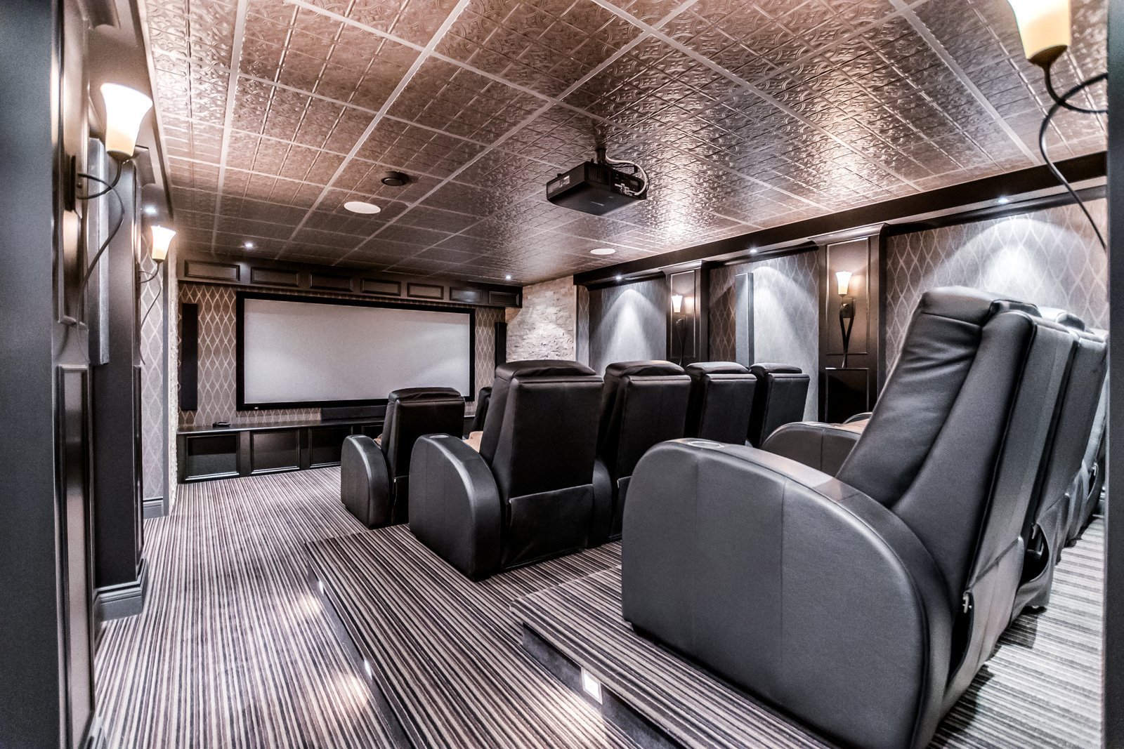 Cinéma maison - Salle de cinéma pour 16 personnes