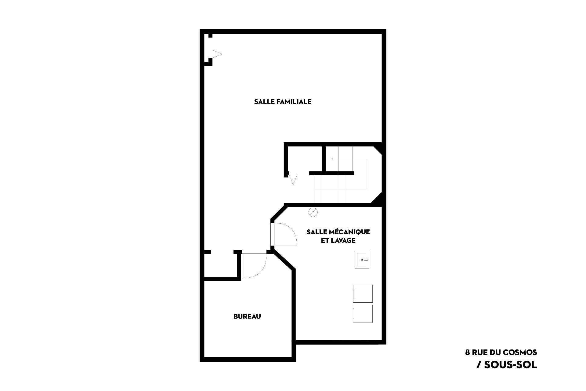 Plan (croquis) - Sous-sol