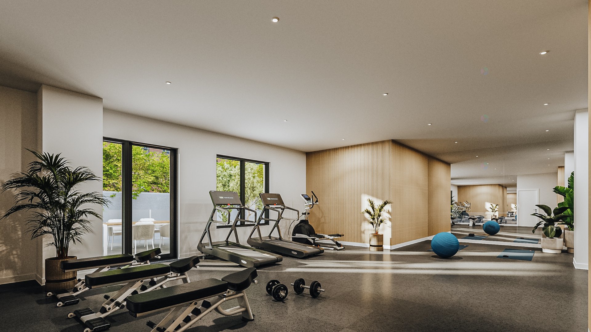 Salle d'exercice