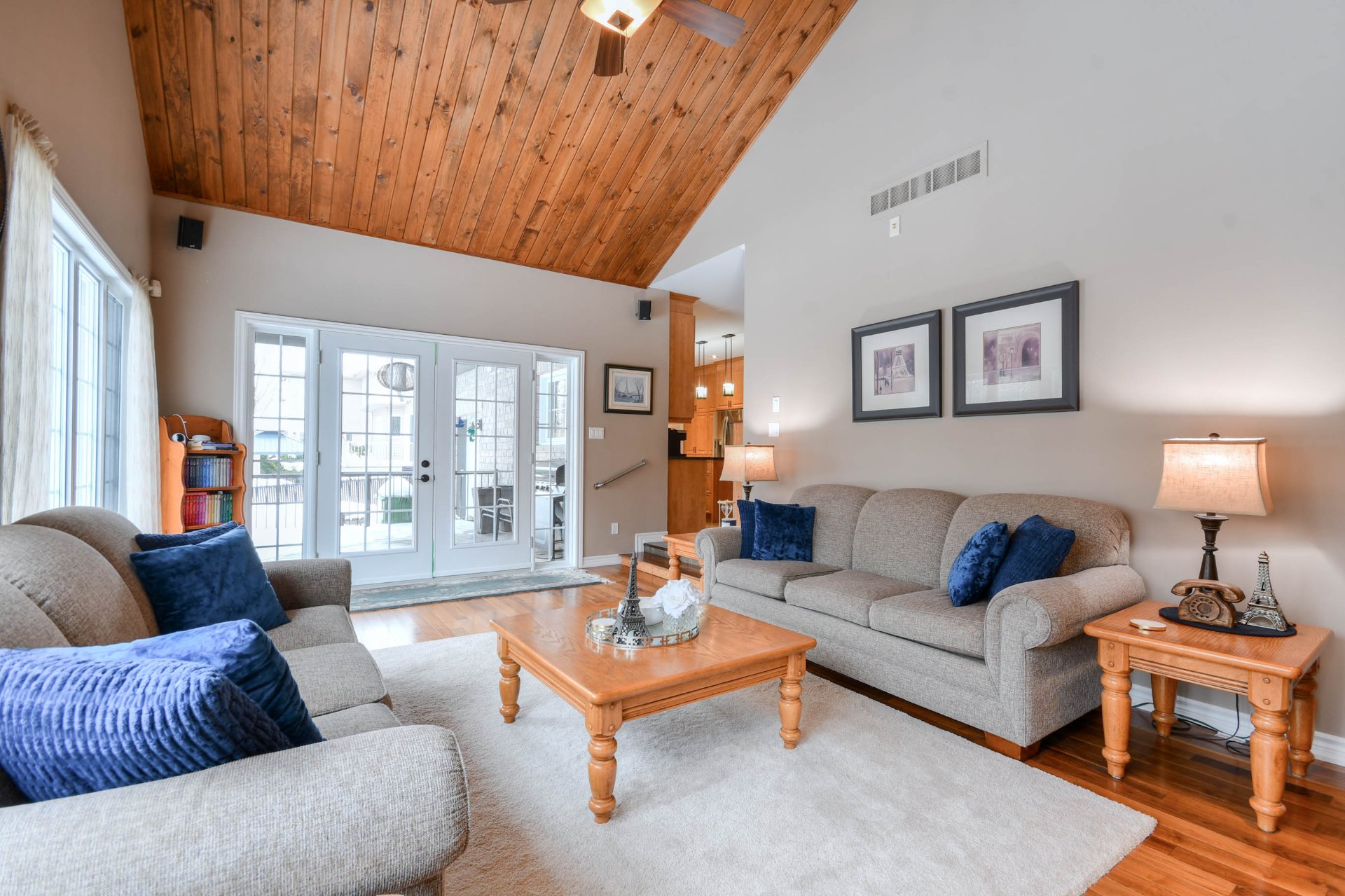 Salon - Plafond cathédrale