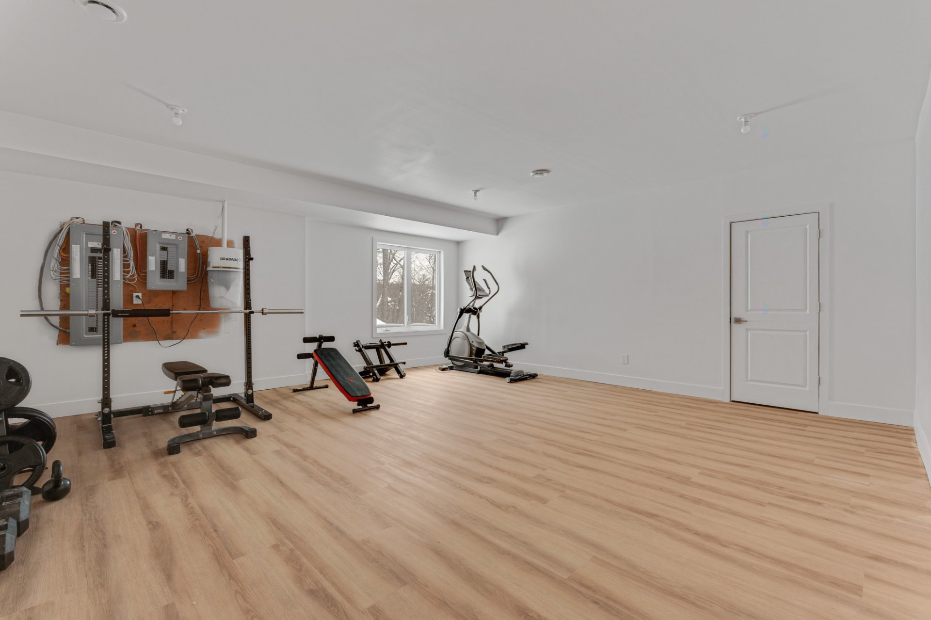 Lots of space for games room.