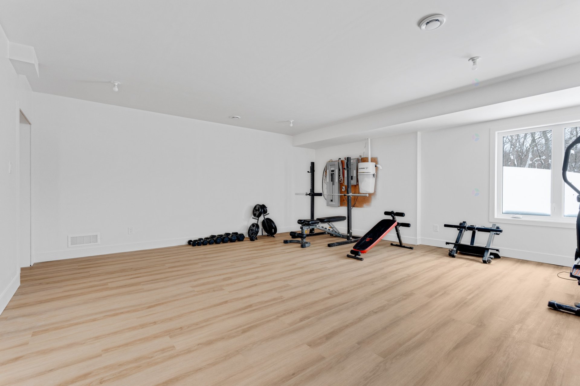 Lots of space for games room.