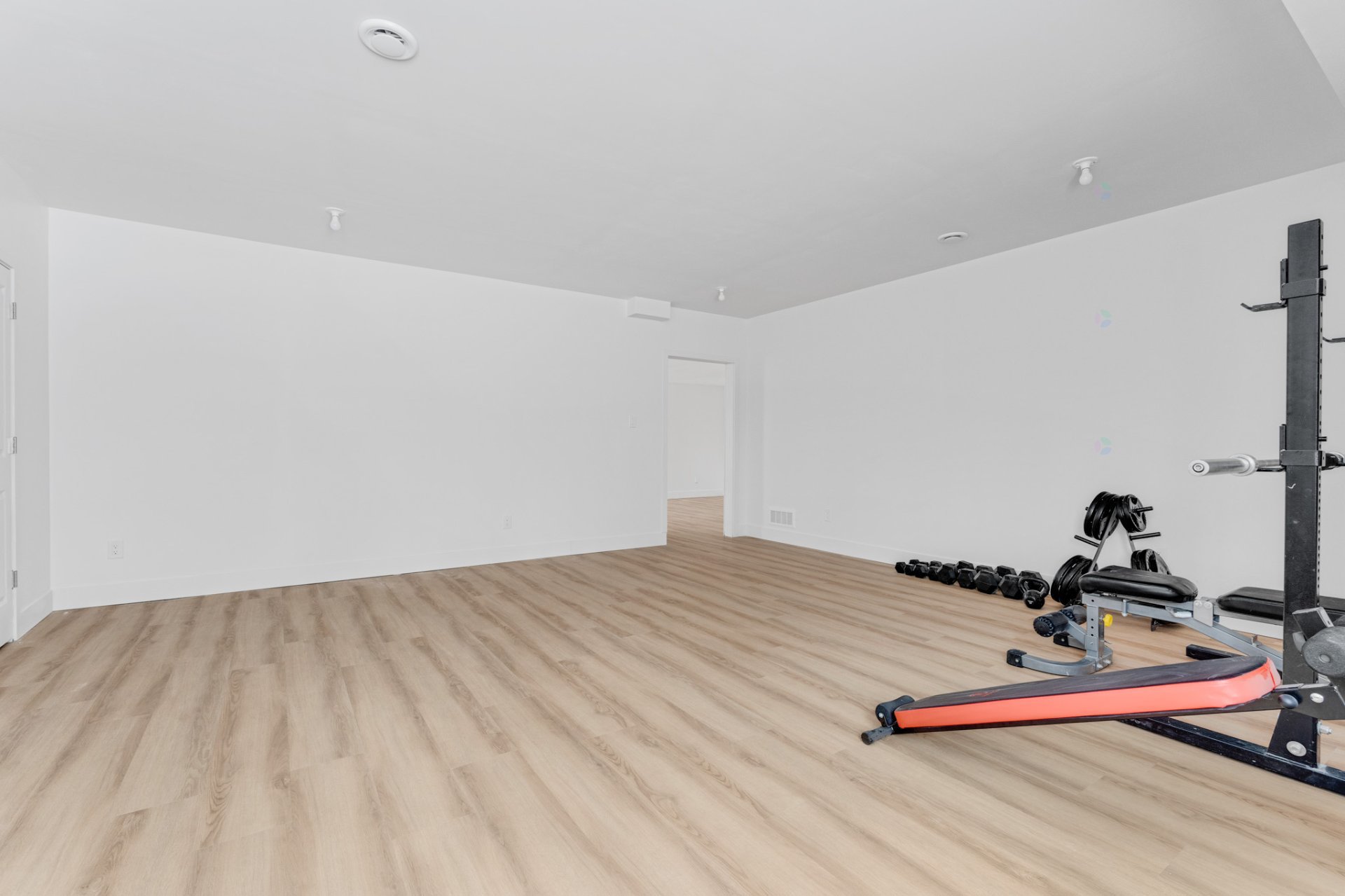 Lots of space for games room.