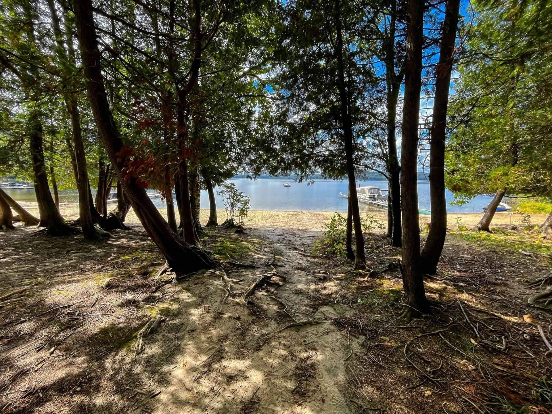 Access to a body of water