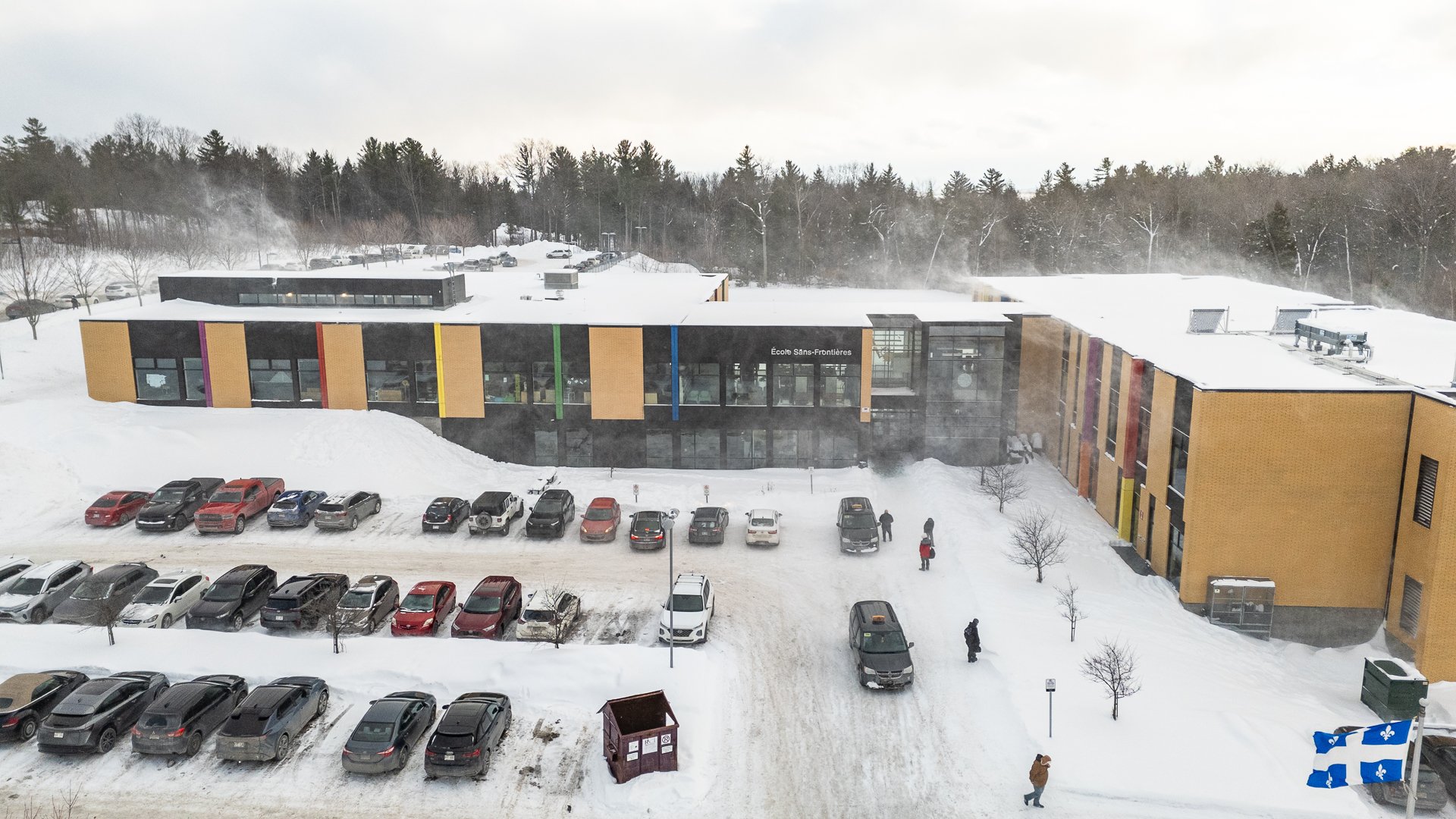 Photo aérienne - École primaire Sans-Frontières