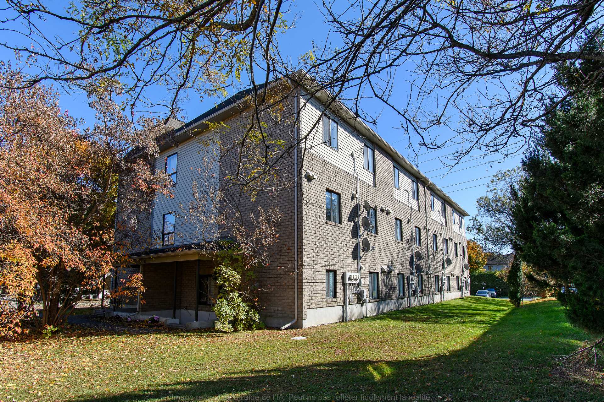 Back facade