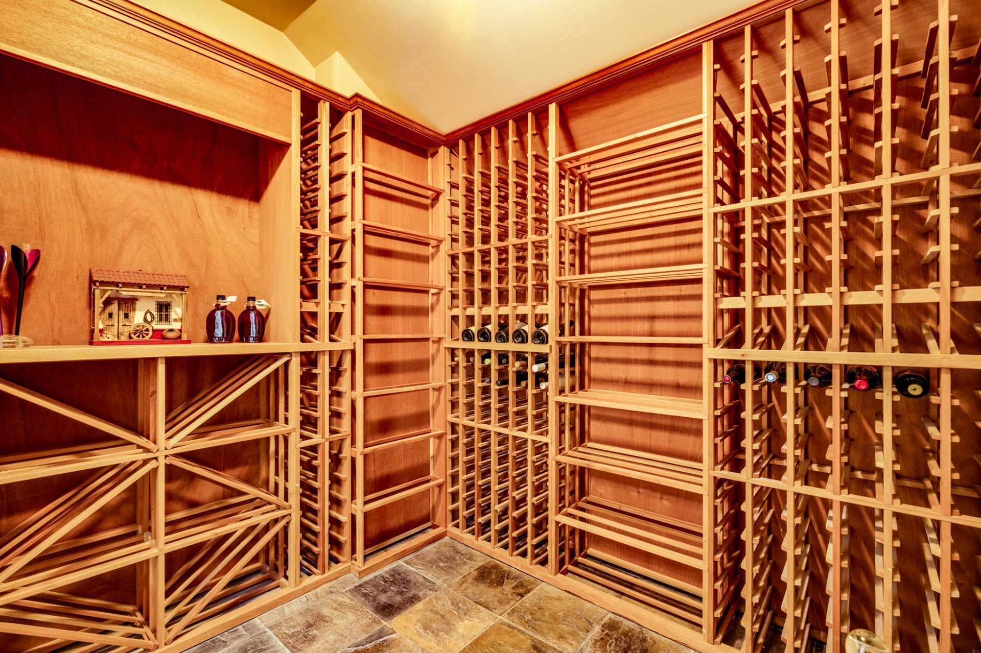 Temperature controlled cellar.