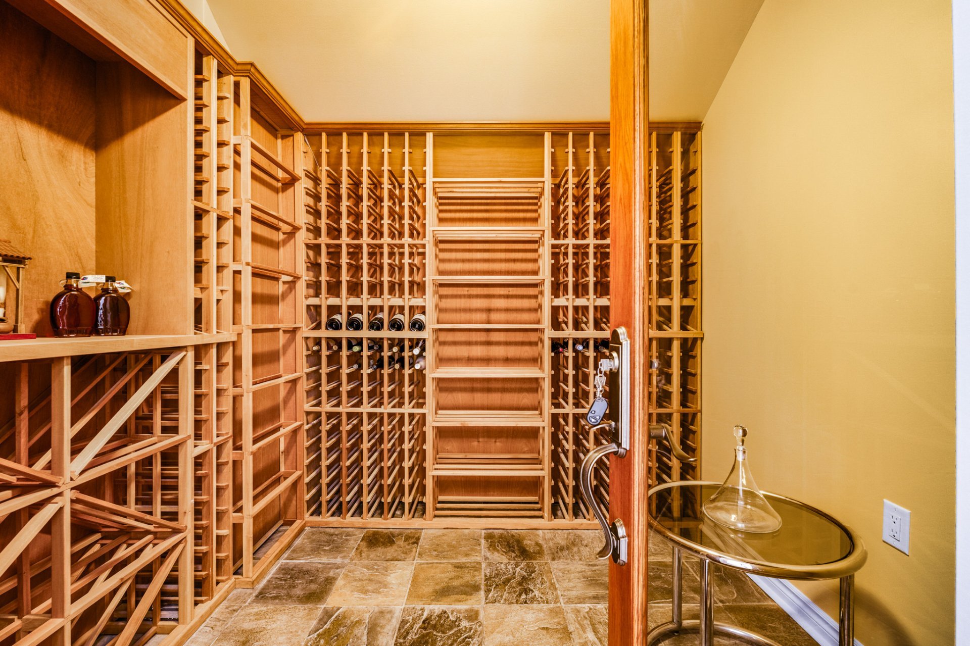 Temperature controlled cellar.
